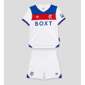 Dětské fotbalový komplet Rangers Venkovní košile 2025-26 Krátkým Rukávem